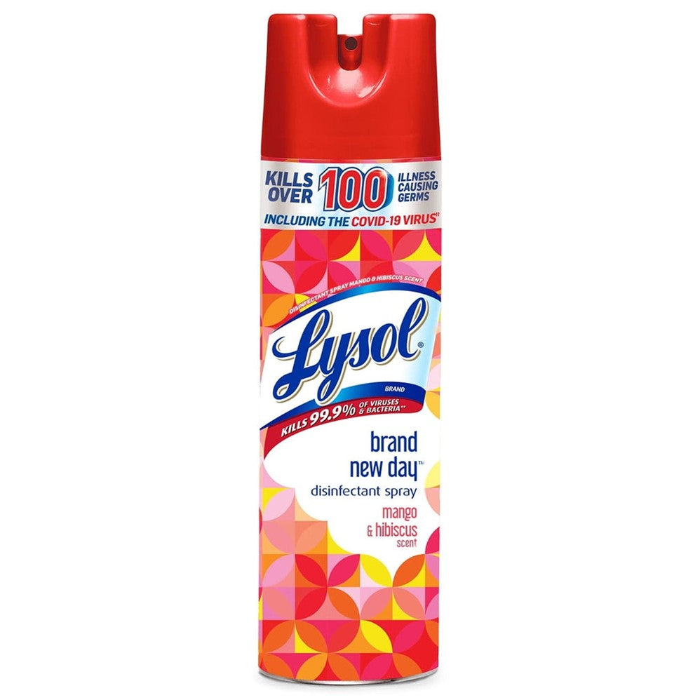 Lysol Disinfectant Spray - Brand New Day Mango & Hibiscus - 19oz/12pk