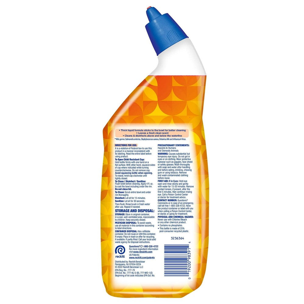 Lysol Toilet Bowl Cleaner - Brand New Day Mango & Hibiscus - 24oz/9pk