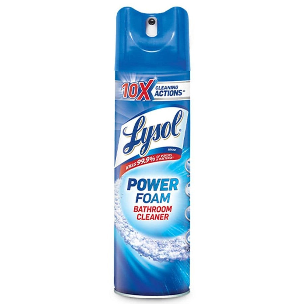 Lysol Bathroom Cleaner - Power Aerosol - 24oz/12pk