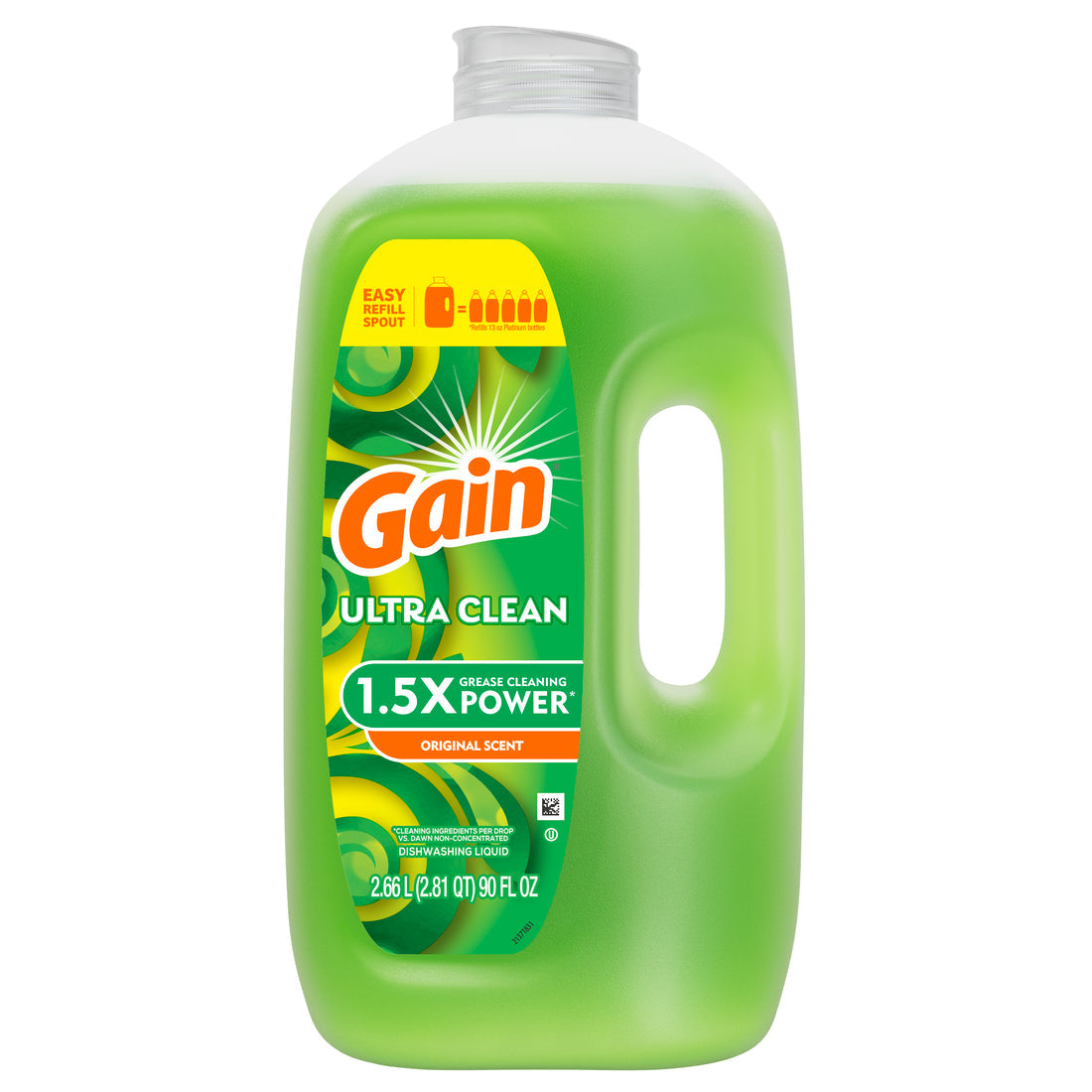 Gain Ultra Clean Dish Soap Dishwashing Liquid Original - 90oz/6pk