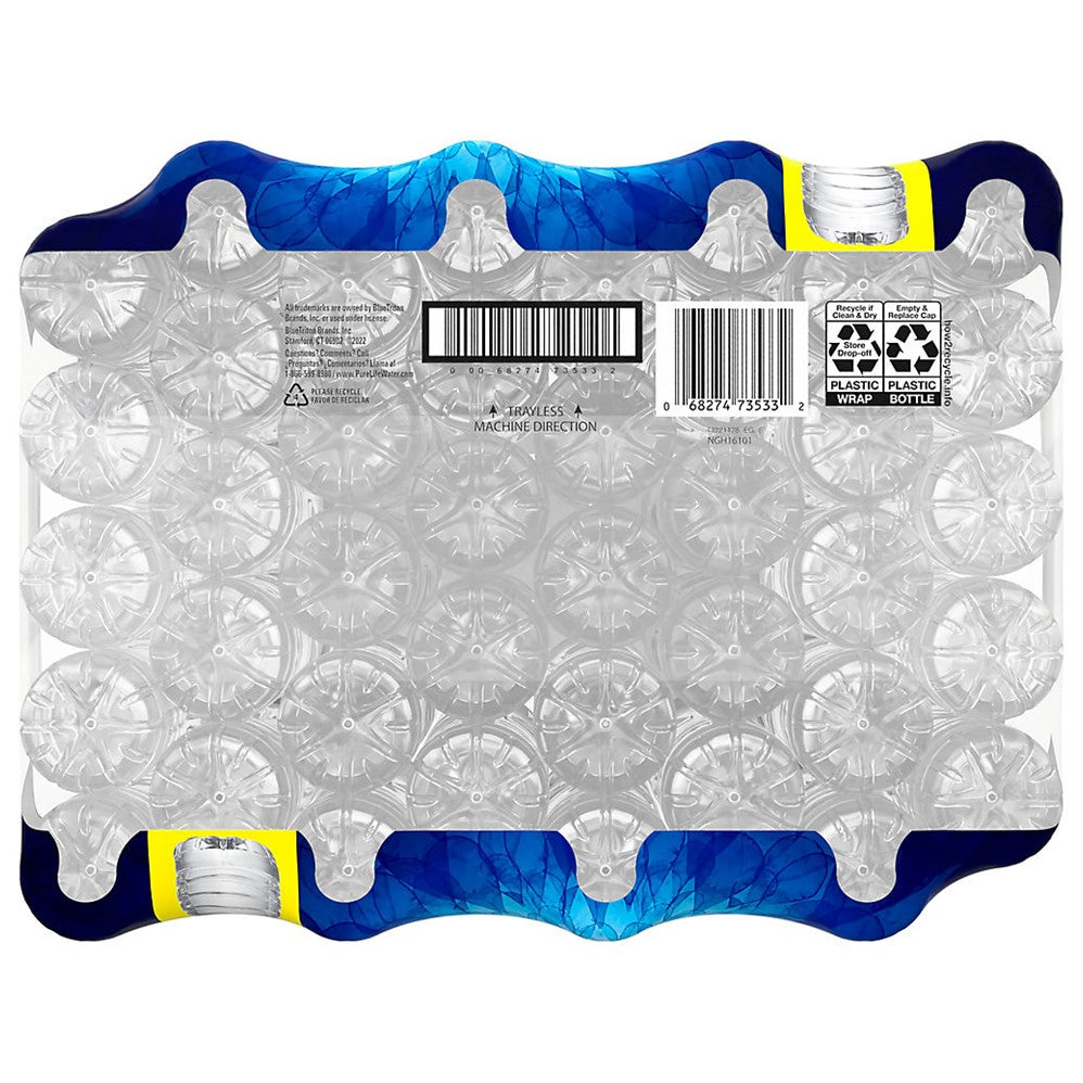 Pure Life Purified Water Plastic Bottled Water - 16.9oz/40pk