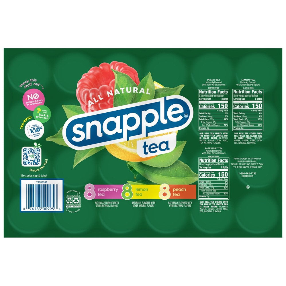 Snapple Tea Variety Pack - 20oz/24pk