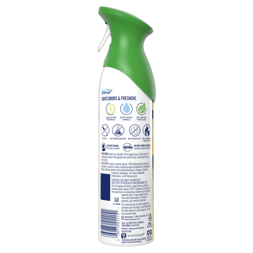 Febreze Air Mist Air Freshener Spray Odor Fighting Room Spray Mango Splash Scent - 8.1oz/6pk