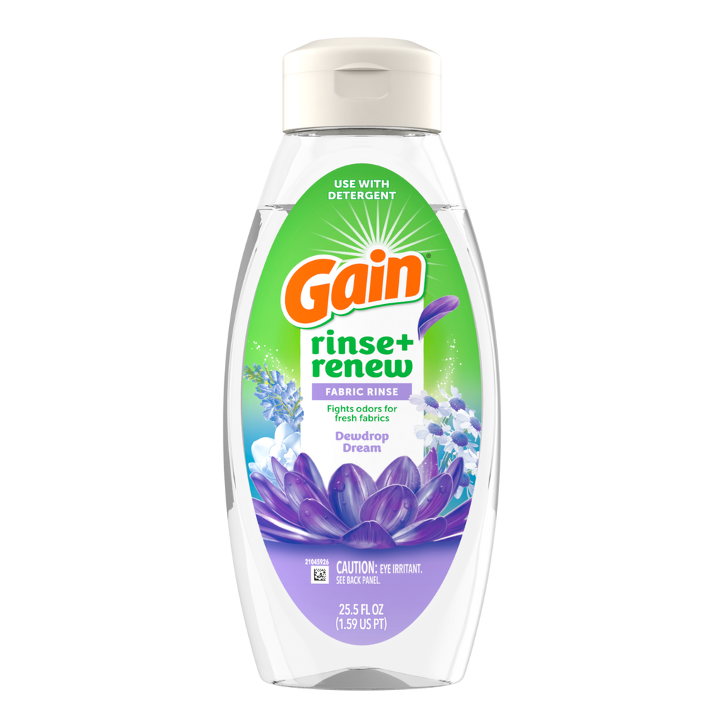 Gain Rinse And Renew Fabric Rinse Dewdrop Dream Odor Fighter - 25.5oz/6pk