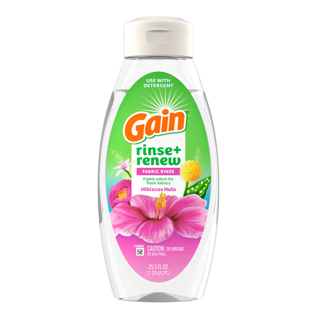 Gain Rinse And Renew Fabric Rinse Hibiscus Hula Odor Fighter - 25.5oz/6pk