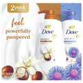 Dove Pamper & Anti-Stress Body Wash - (2x30.6)oz/1pk
