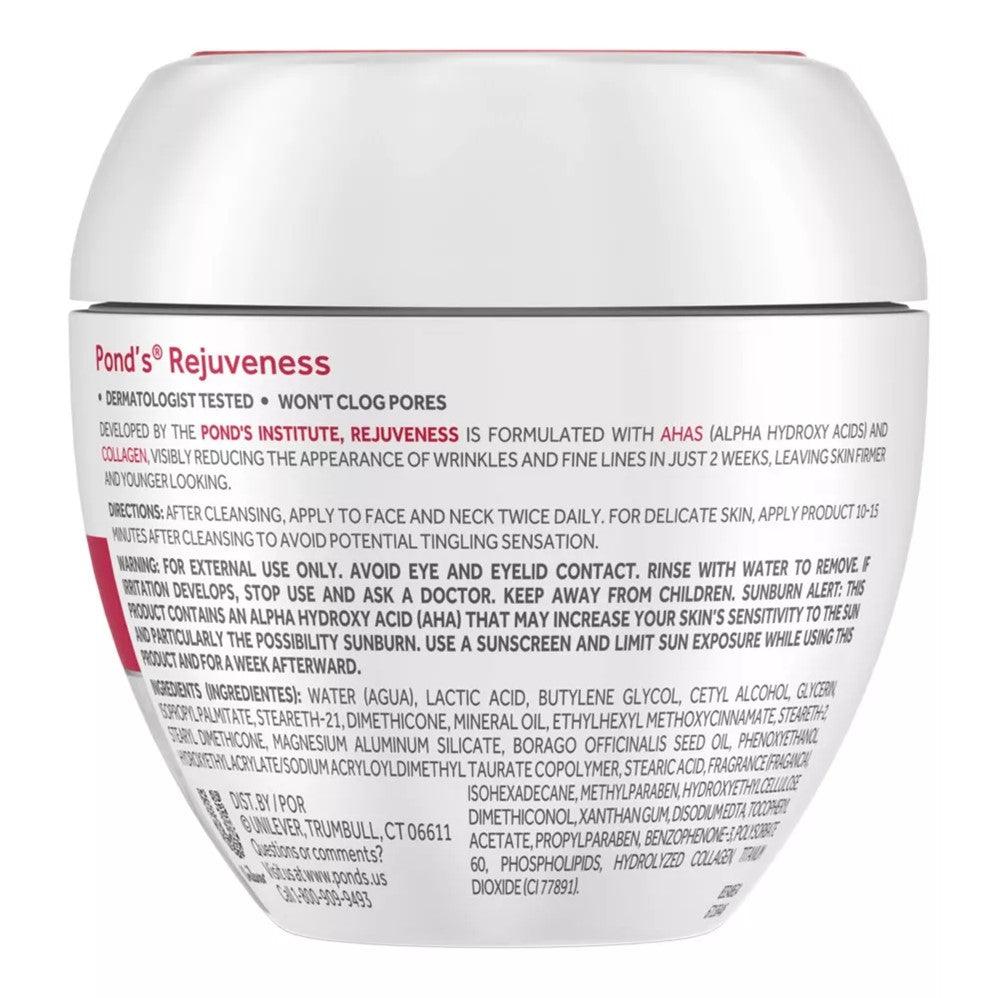 Ponds Anti-Wrinkle Cream Rejuveness - 7oz/3pk