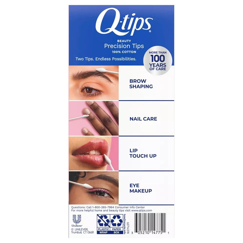 Q-Tips Cotton Swabs Precicion Tips - 170ct/24pk