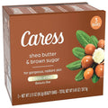 Caress Bar Soap Shea Butter & Brown Sugar Total 9.45oz - (3x3.15)oz/12pk