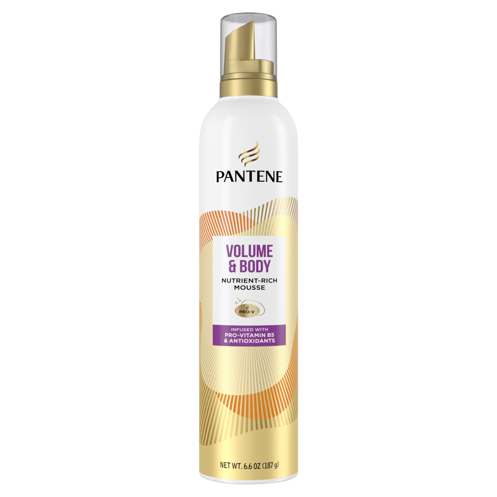 Pantene Volume And Body Mousse Pro-V Nutrient-Rich Formula For Fullness - 6.6oz/12pk