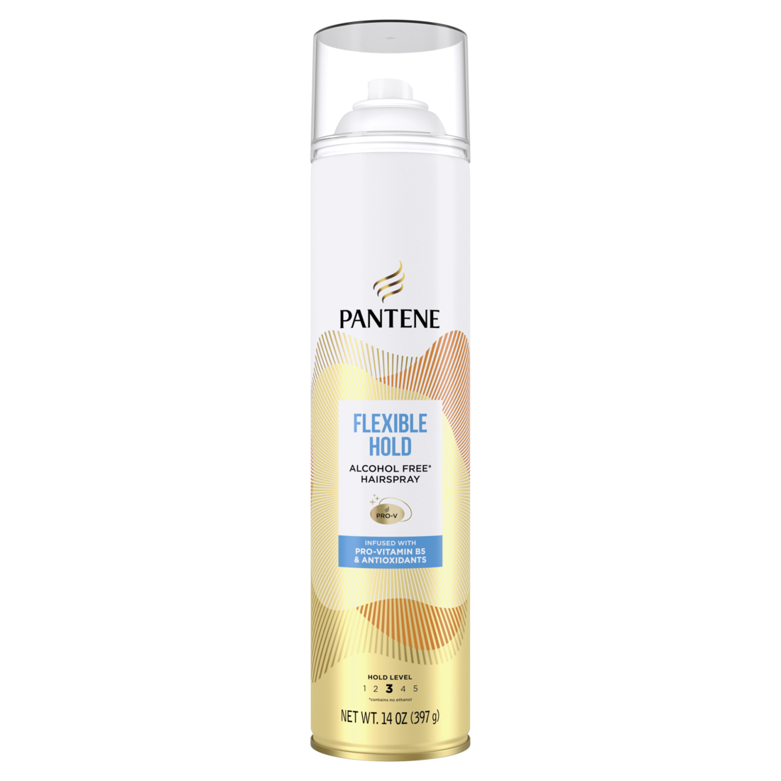 Pantene Flexible Hold Alcohol-Free Hairspray Level 3 With Pro-Vitamin B5 And Antioxidants - 14.0oz/6pk