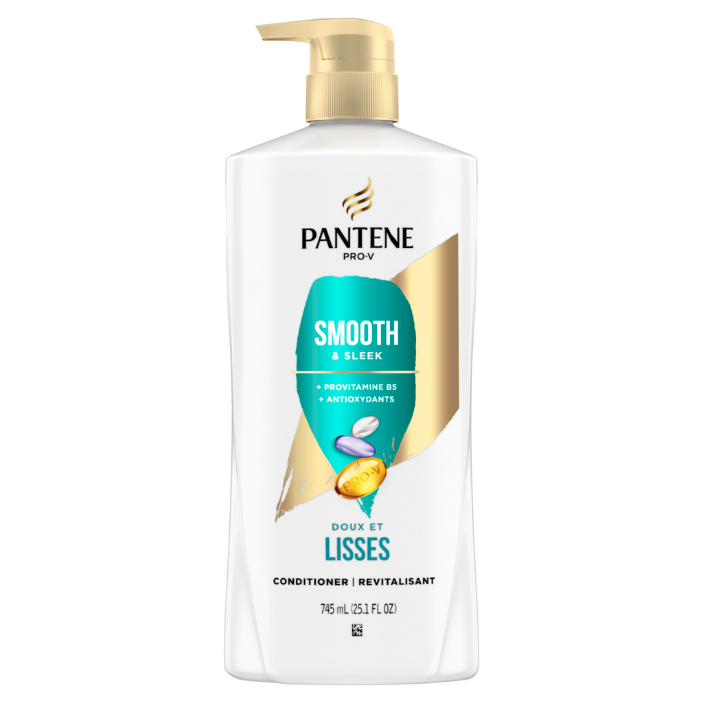 Pantene Smooth & Sleek 72 HR Smoothness Conditioner - 25.1oz/4pk