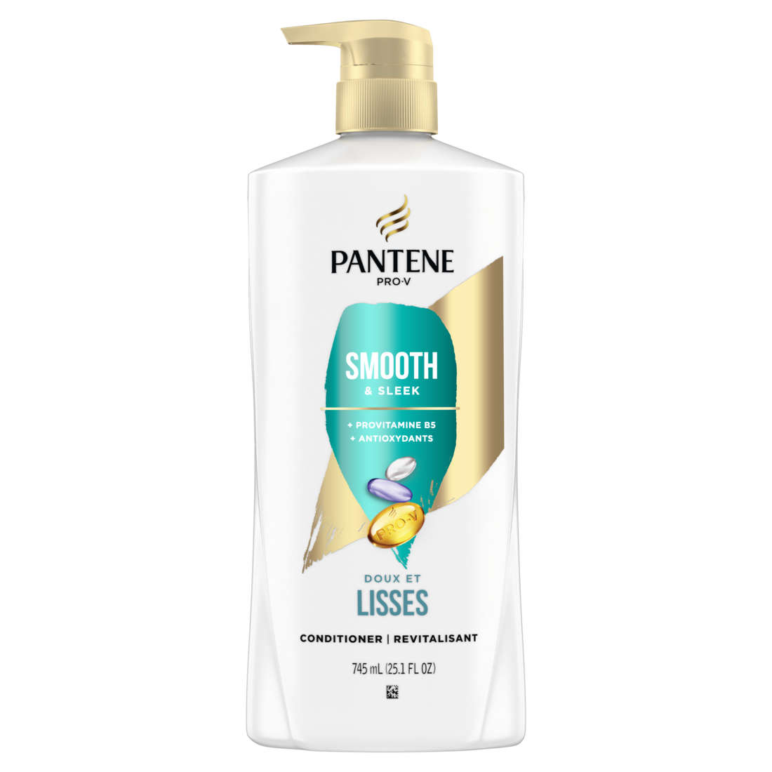 Pantene Smooth & Sleek 72 HR Smoothness Conditioner - 25.1oz/4pk