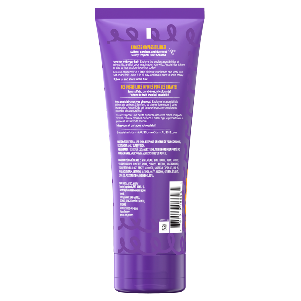 Aussie Kids Curly Leave In Conditioner For Kids - 6.8oz/12pk