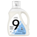 9 Elements Liquid Laundry Detergent Unscented Vinegar Powered - 92oz/4pk