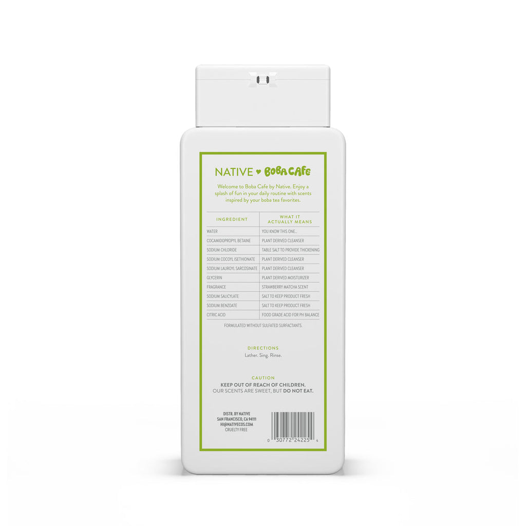 Native Limited Edition Strawberry Matcha Body Wash - 18oz/6pk