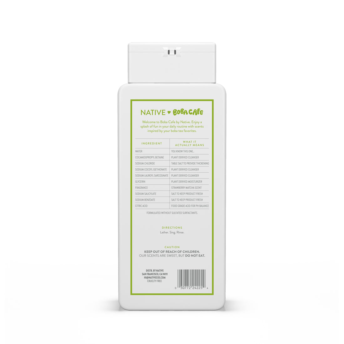 Native Limited Edition Strawberry Matcha Body Wash - 18oz/6pk