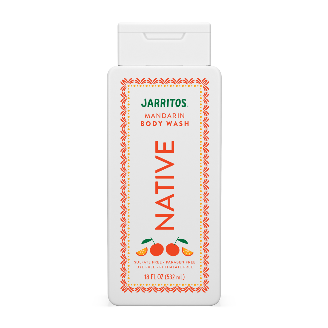 Native Limited Edition Mandarin Body Wash - 18oz/6pk