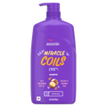 Aussie Miracle Coils Shampoo With Macadamia Nut Oil For Coily Hair Sulfate And Paraben-Free - 26.2oz/4pk