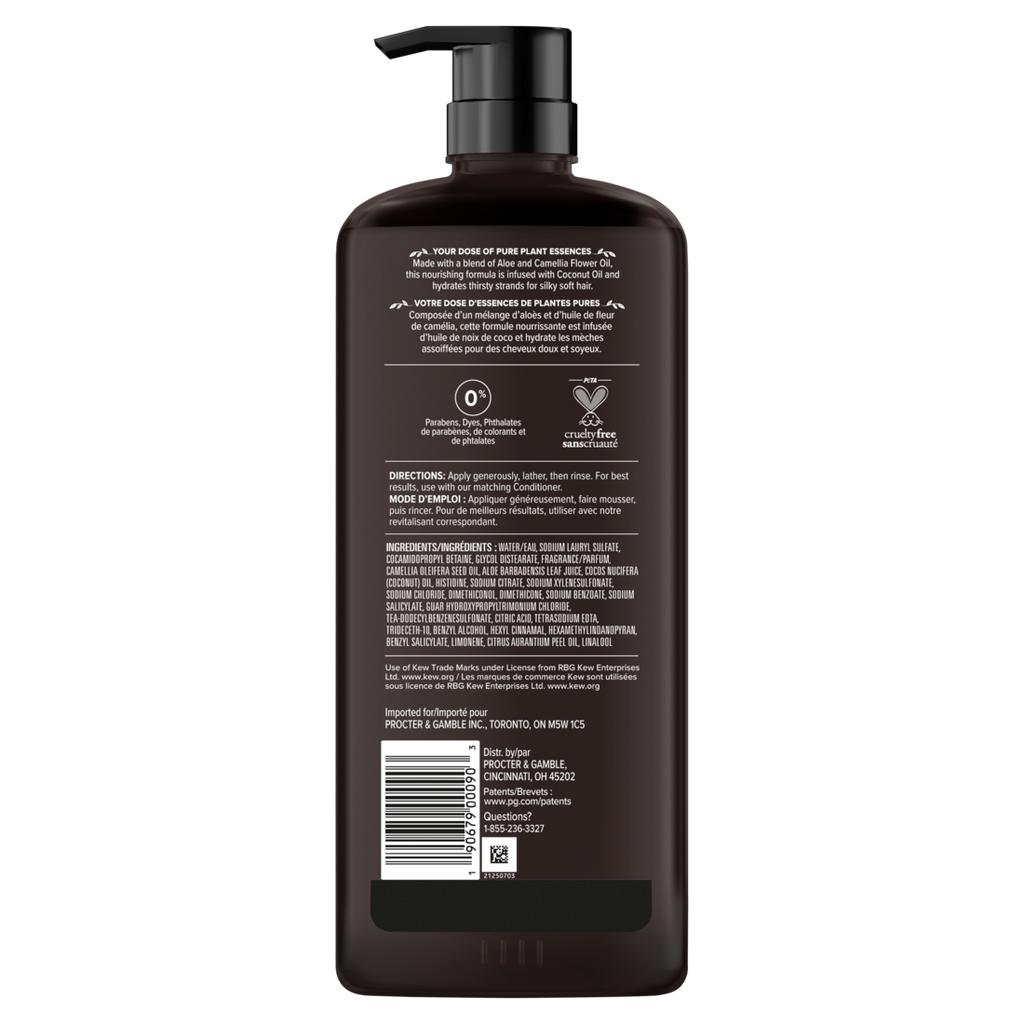 Herbal Essences Coconut Oil Hydrating Shampoo With Certified Camellia Oil And Aloe Vera For All Hair Types Especially Dry Hair - 20.2oz/4pk