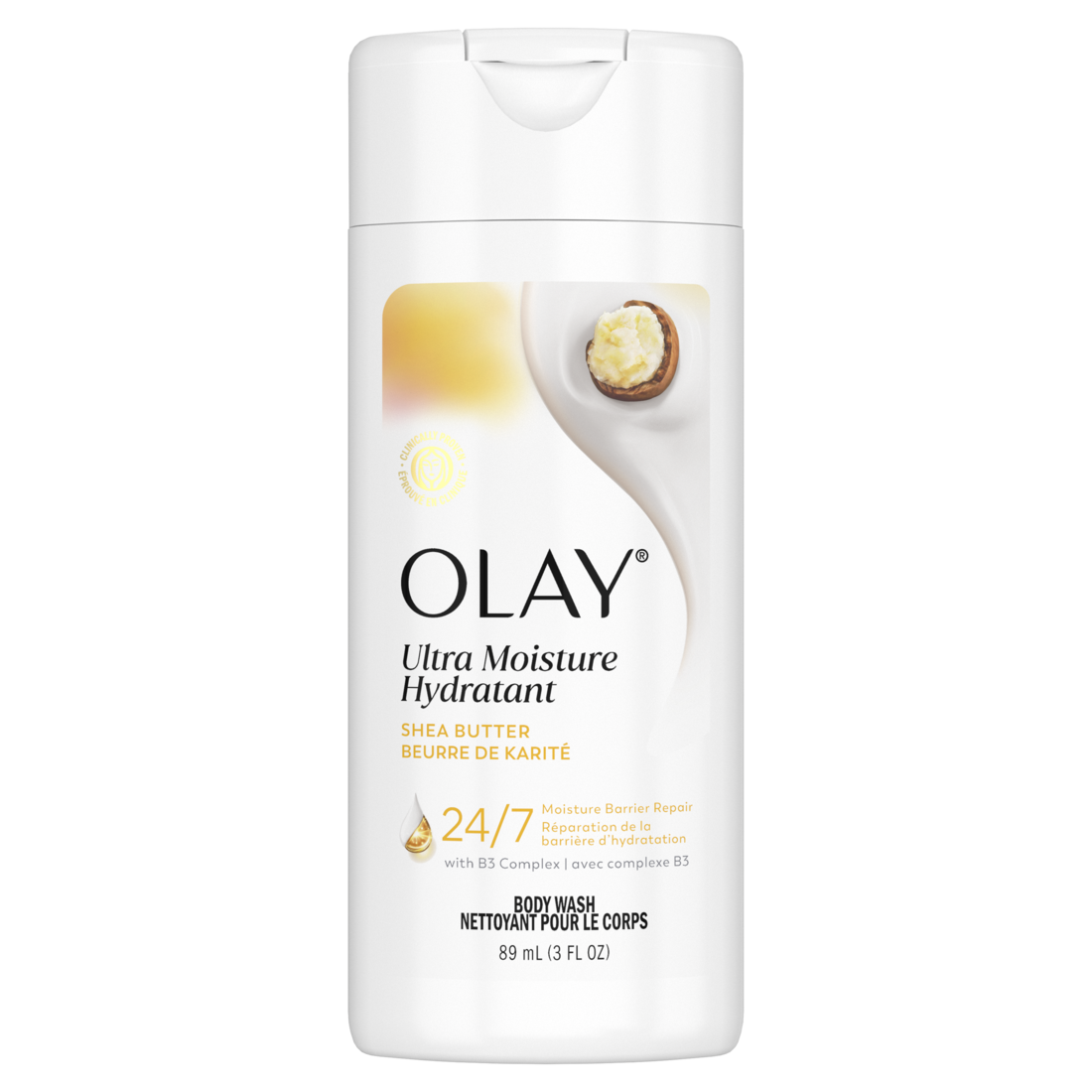 Olay Ultra Moisture Body Wash With Shea Butter Vitamin B3 And Hyaluronic Blend - 3.0oz/24pk