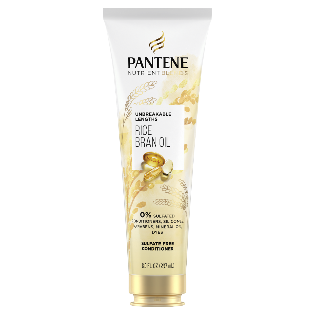 Pantene Nutrient Blends Unbreakable Lengths Rice Water Sulfate Free Conditioner - 8oz/12pk