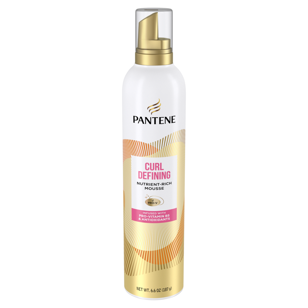 Pantene Curl Defining Mousse Pro-Vitamin B5 And Antioxidant Formula Moisture Lock - 6.6oz/12pk