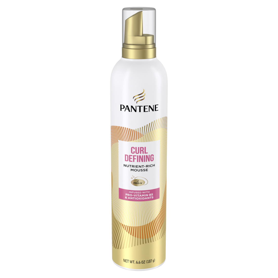 Pantene Curl Defining Mousse Pro-Vitamin B5 And Antioxidant Formula Moisture Lock - 6.6oz/12pk