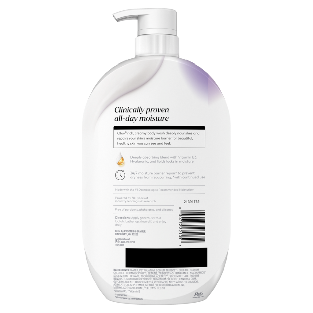 Olay Ultra Moisture Age Defy Body Wash With Vitamin E Vitamin B3 And Hyaluronic Blend - 35oz/4pk