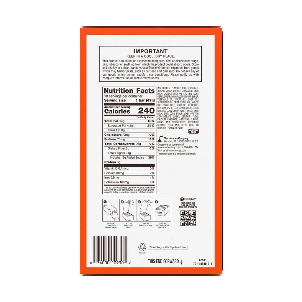 Reese's Nutrageous - (18x1.66)oz/16pk