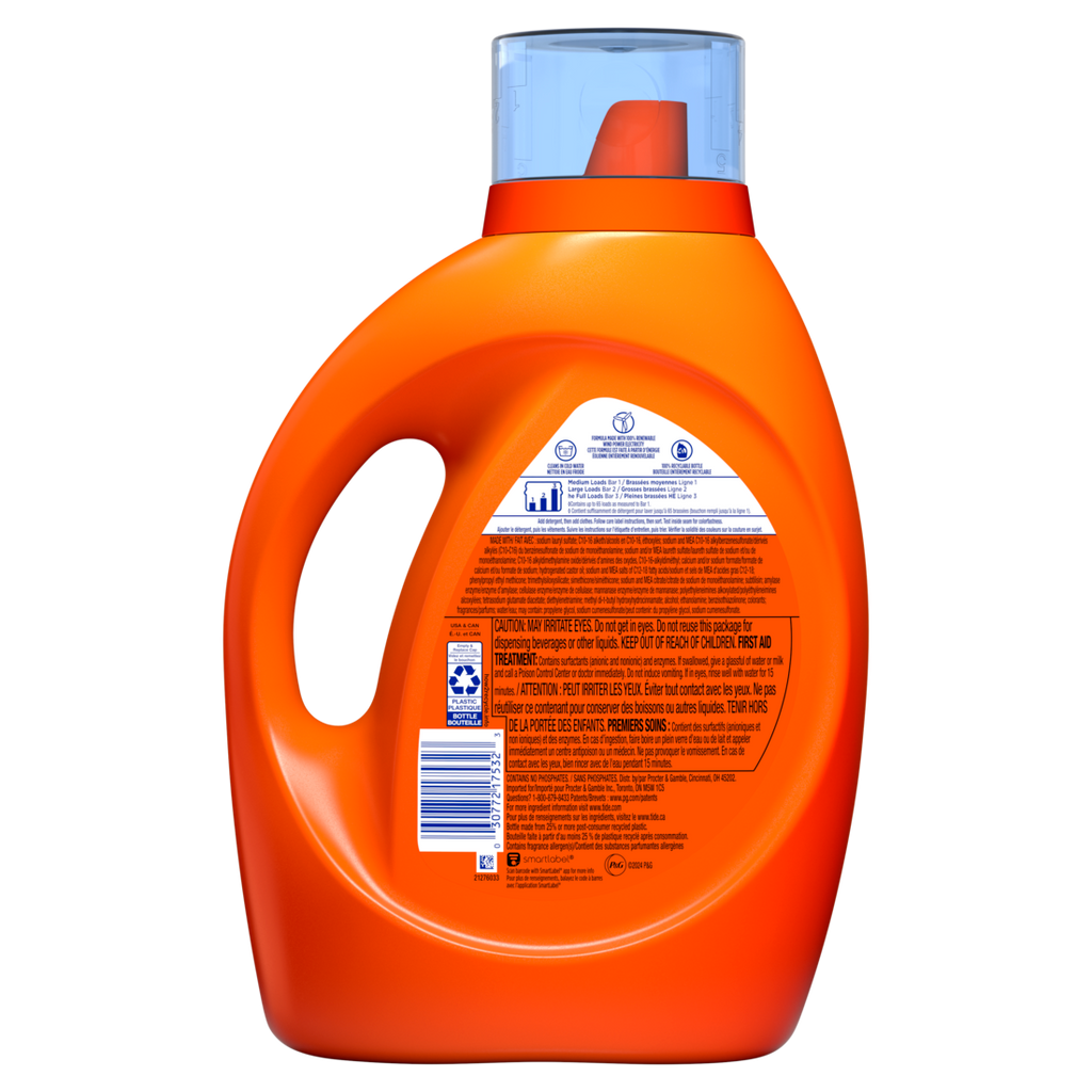 Tide Plus Boost Of Ultra Downy Liquid Laundry Detergent April Fresh Scent 65 Loads Laundry Detergent Liquid With Long-Lasting Freshness - 92oz/4pk