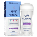 Secret Clinical Antiperspirant Deodorant For Women 100Hr Sweat & Odor Protection Pro-Hyaluronic Acid Clear Gel Clean Lavender - 2.6oz/12pk