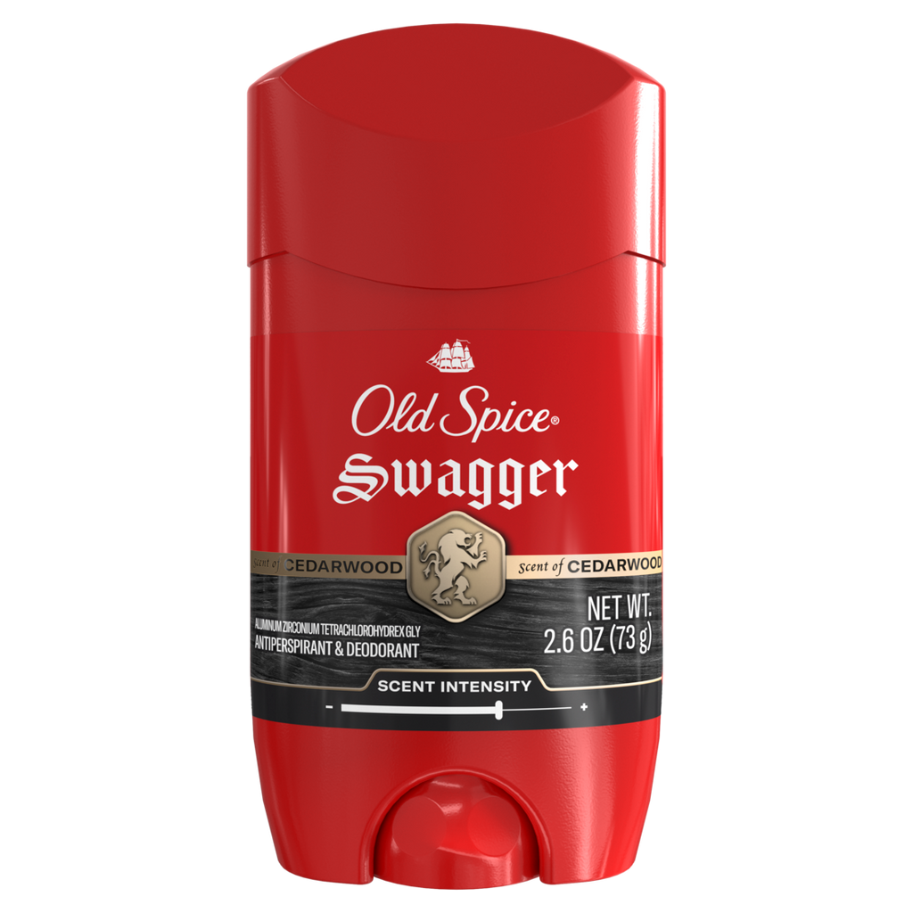 Old Spice Red Collection Deodorant For Men Swagger Scent Antiperspirant Lasting Protection - 2.6oz/12pk