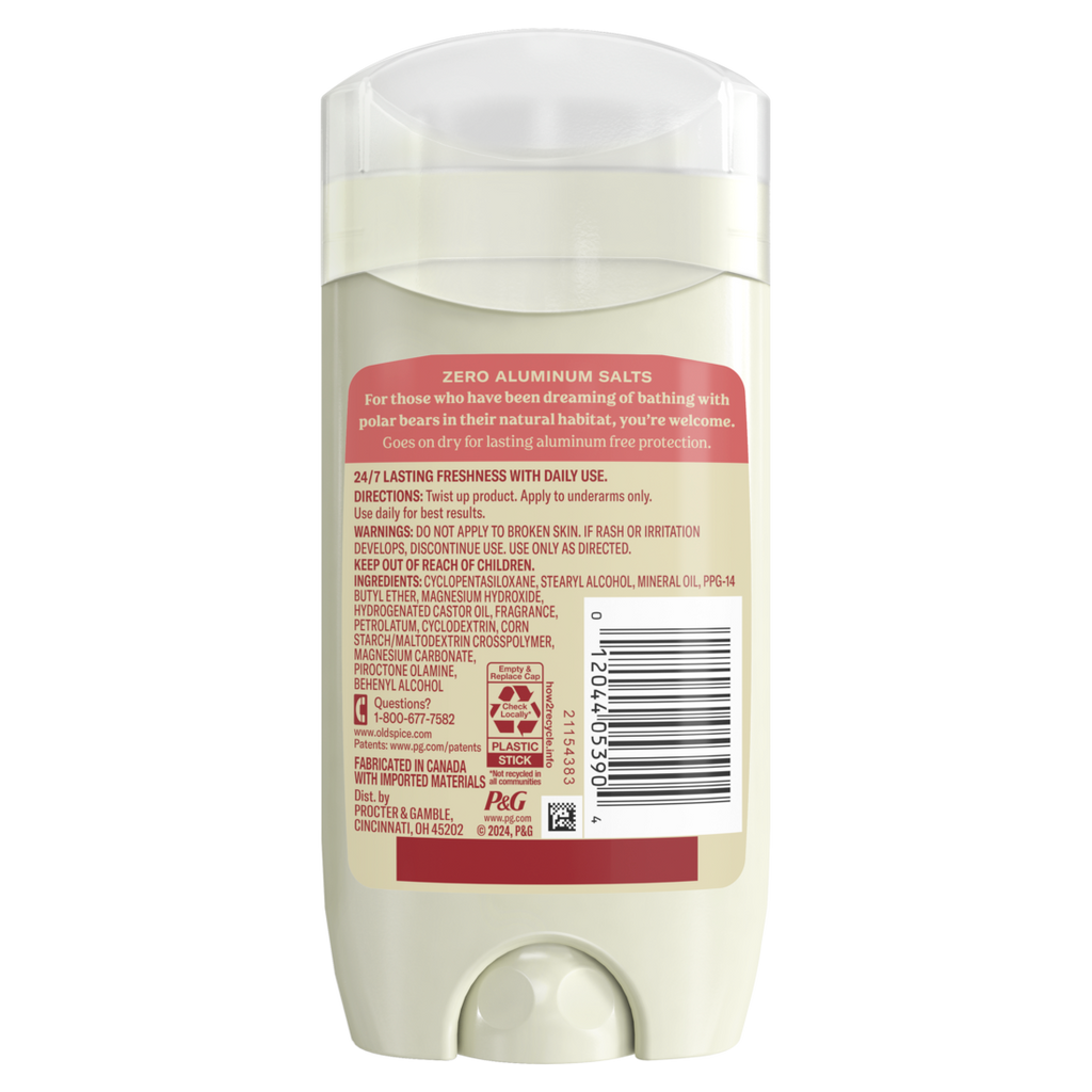 Old Spice Gentleman's Collection Deodorant Himalayan Sea Salt Aluminum Free - 3oz/12pk