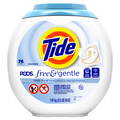 Tide Pods Free & Gentle Laundry Detergent Trusted Gentle Laundry Detergent Pods 100% Free Of Irritating Residues: No Added Dyes And Perfumes - 76ct/4pk