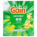 Gain Powder Laundry Detergent Original Scent 89 Loads - 82oz/3pk