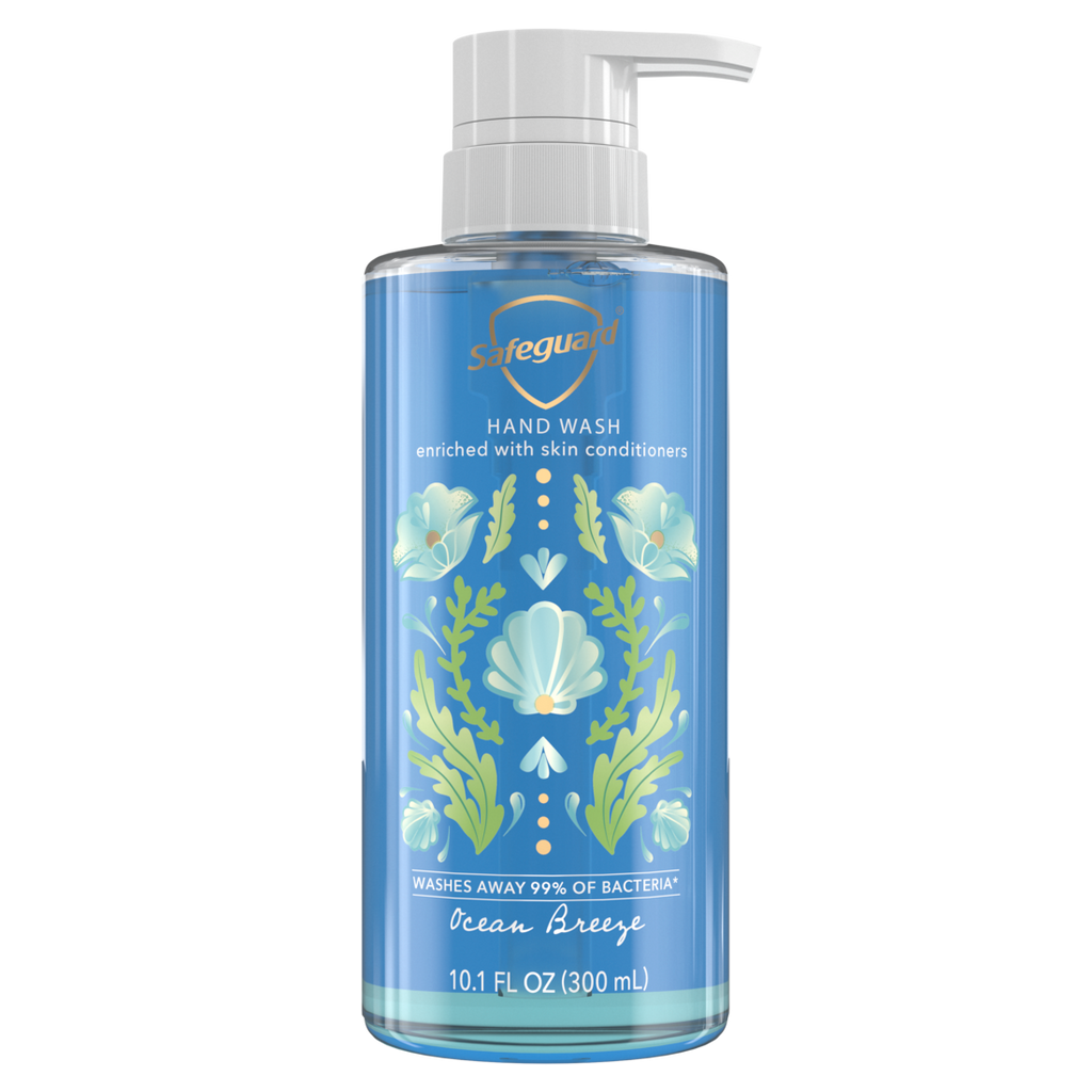 Safeguard Hand Soap Ocean Breeze - 10.1oz/4pk
