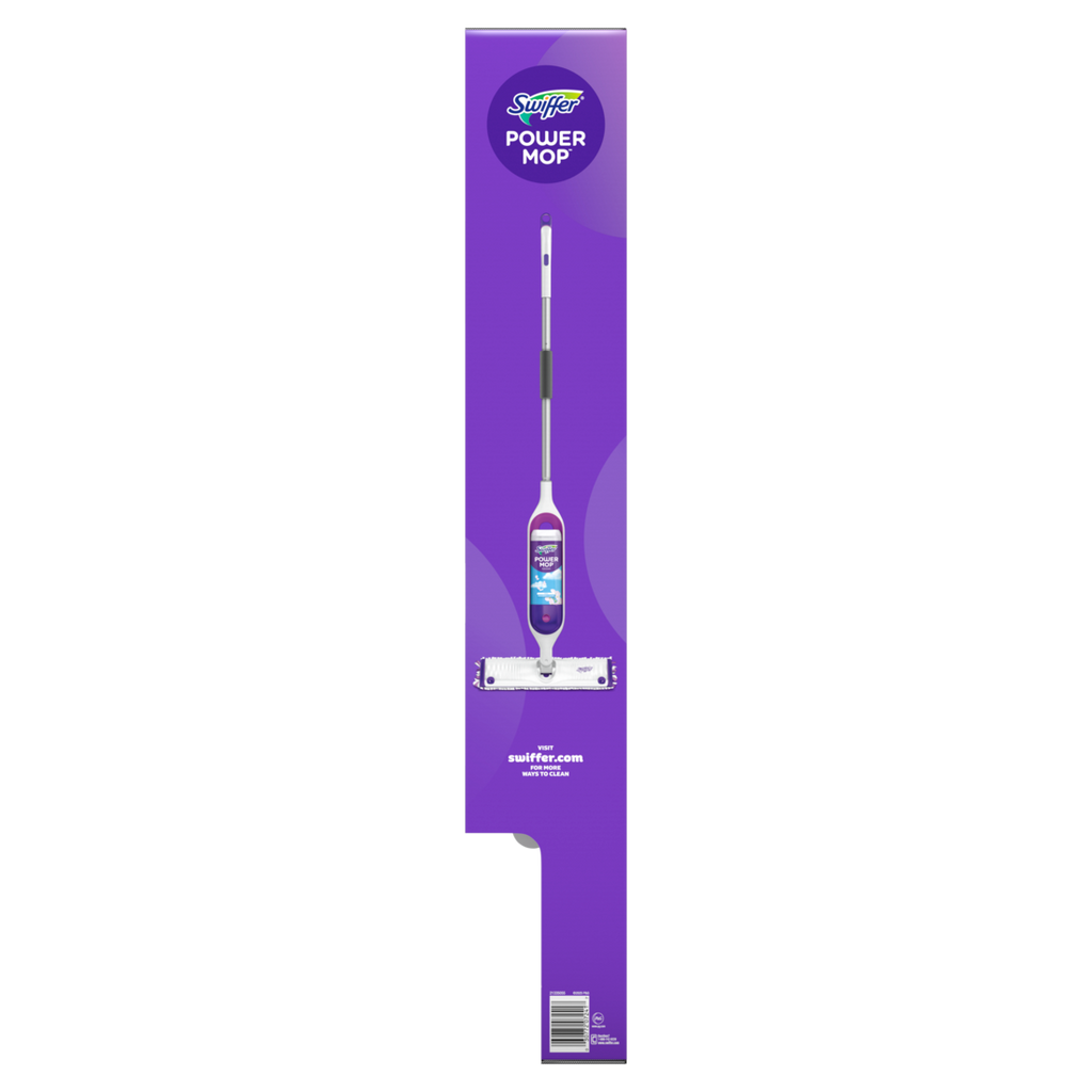 Swiffer Powermop Multi-Surface Mop Kit For Floor Cleaning Fresh Scent Mopping Kit Includes Powermop 2 Mopping Pad Refills 1 Floor Cleaning Solution With Fresh Scent And 2 Batteries - 1kit/2pk