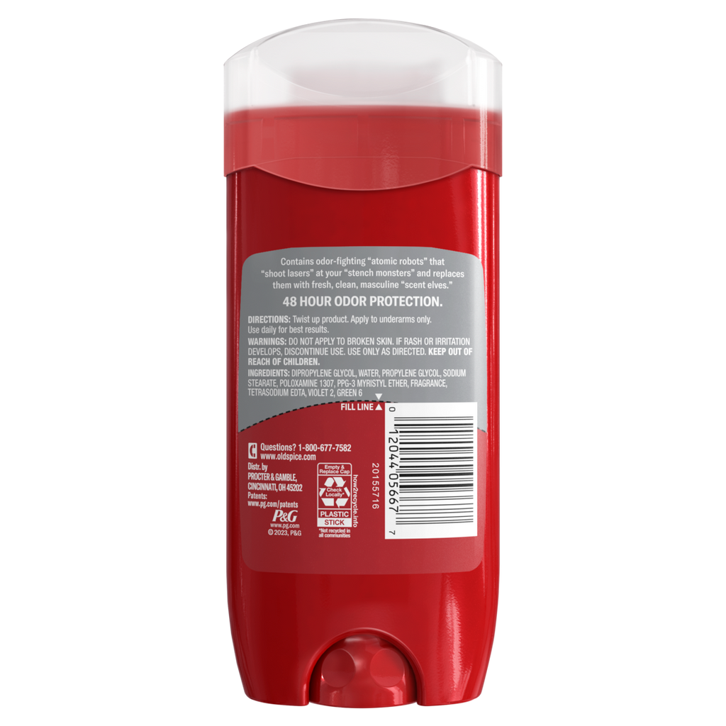 Old Spice Aluminum Free Deodorant For Men High Endurance Fresh - 3.4oz/12pk