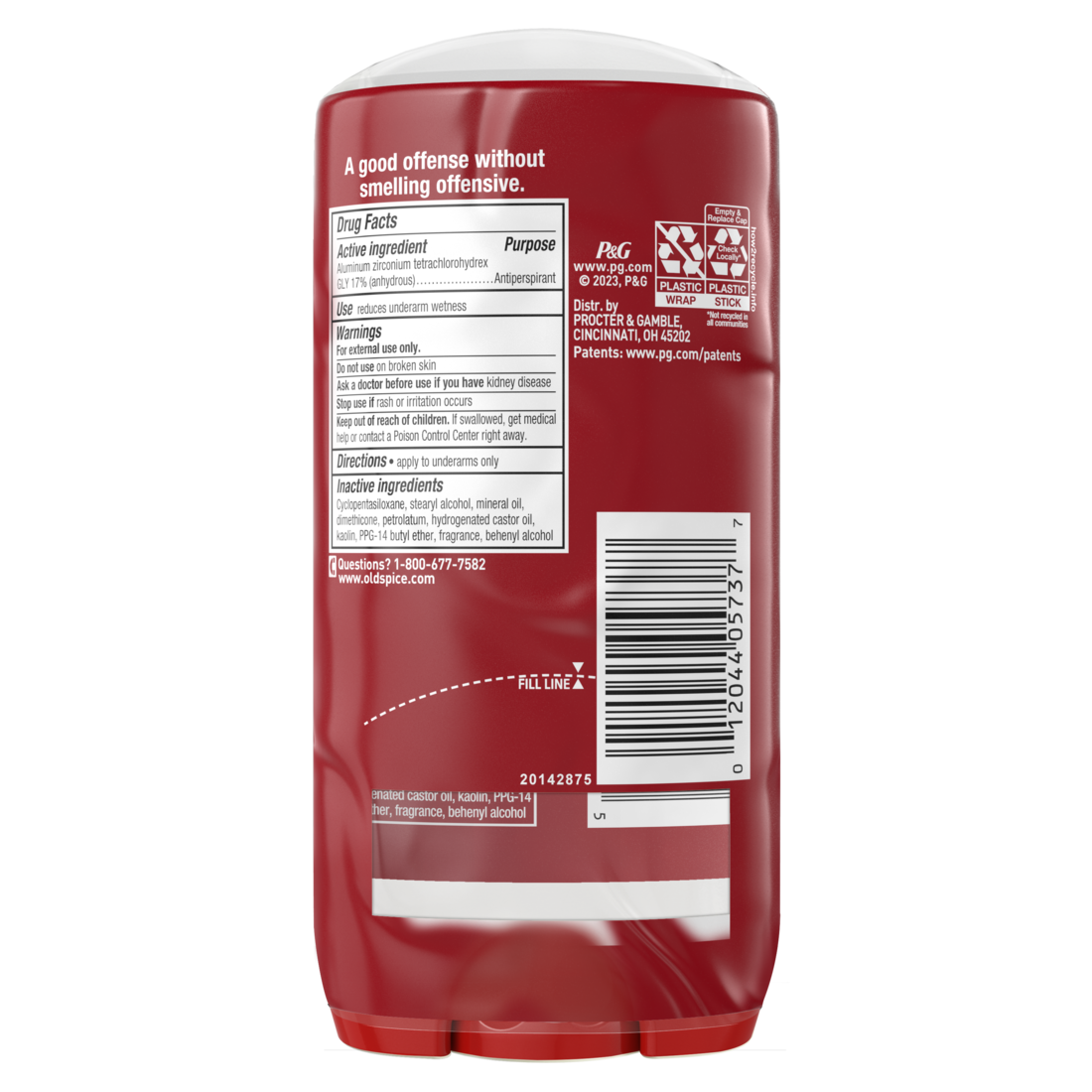Old Spice High Endurance Anti-Perspirant Deodorant For Men Pure Sport Scent Twin Pack - (2x3.3)oz/6pk