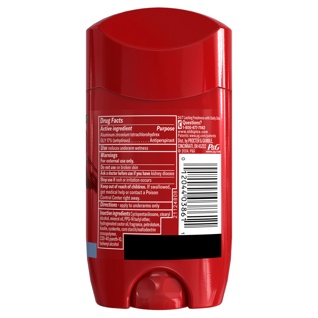 Old Spice Antiperspirant And Deodorant For Men 24/7 Freshness Long Lasting Sweat And Odor Protection Legendary Fragrance Wolfthorn Sweet Citrus Scent - 2.6oz/12pk