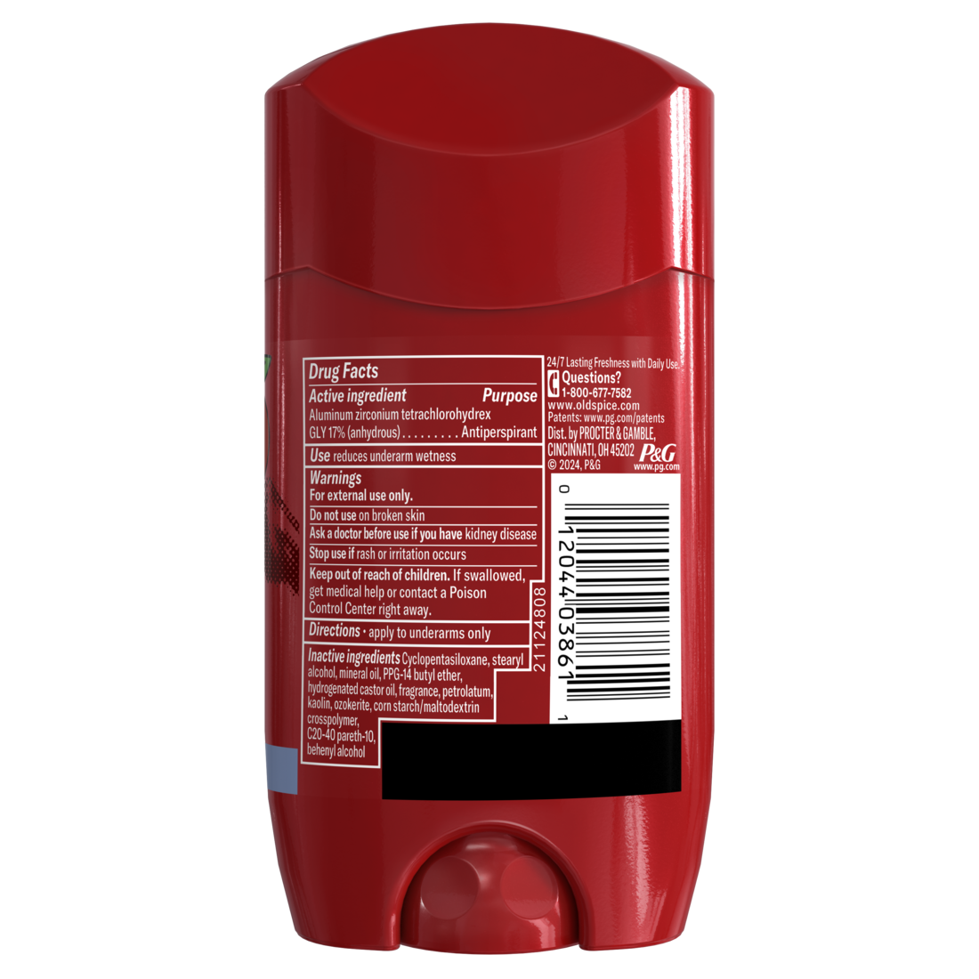 Old Spice Antiperspirant And Deodorant For Men 24/7 Freshness Long Lasting Sweat And Odor Protection Legendary Fragrance Wolfthorn Sweet Citrus Scent - 2.6oz/12pk