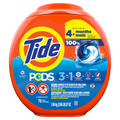 Tide Pods Laundry Detergent Pacs 3-In-1 Stain Remover Odor Fighter Color Protector HE Compatible Original Scent - 76ct/4pk