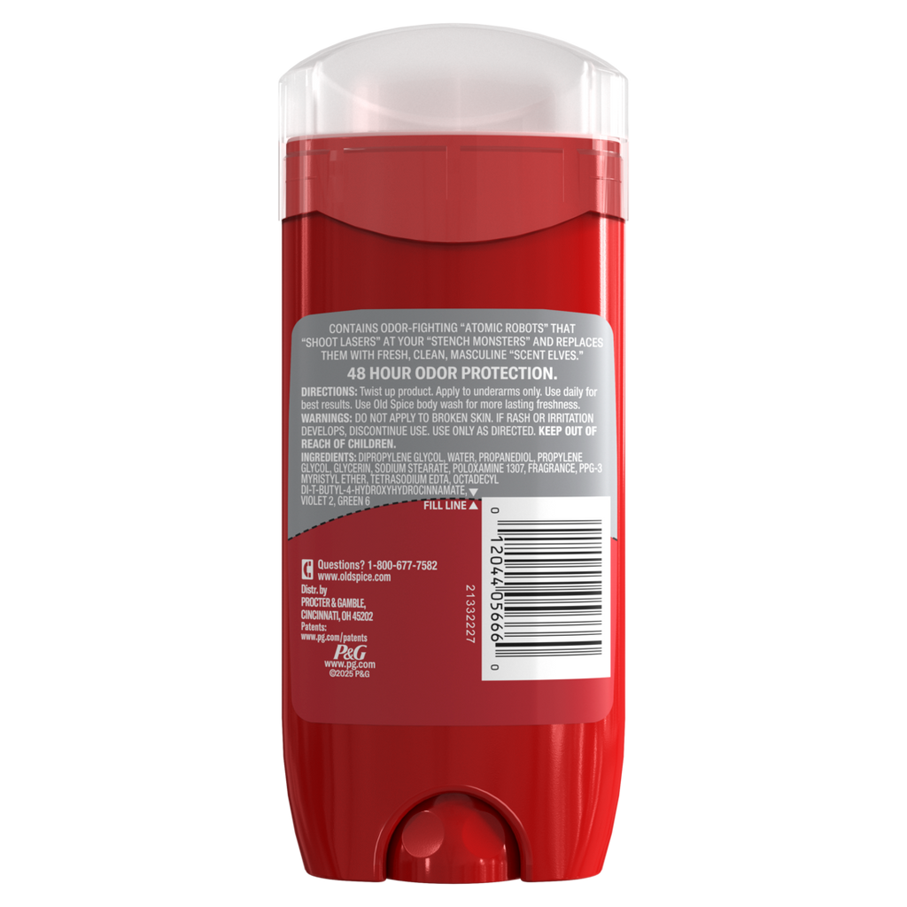 Old Spice Aluminum Free Deodorant For Men High Endurance Pure Sport - 3.4oz/12pk