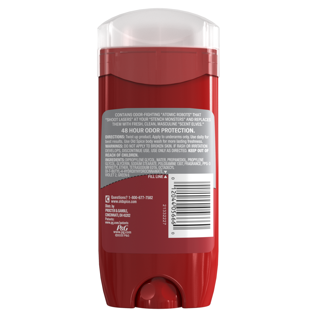 Old Spice Aluminum Free Deodorant For Men High Endurance Pure Sport - 3.4oz/12pk
