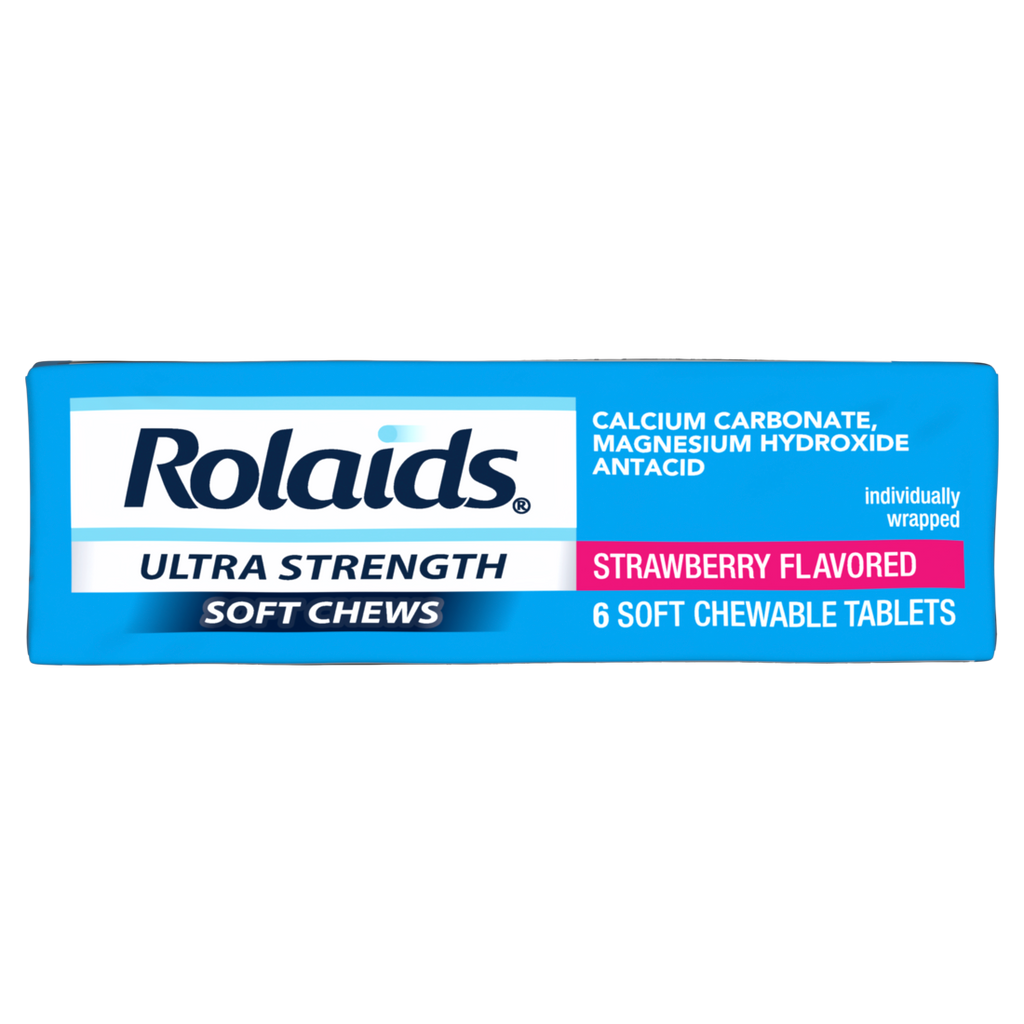 Rolaids Advanced Antacid Heartburn Relief Mixed Berry - 6ct/288pk