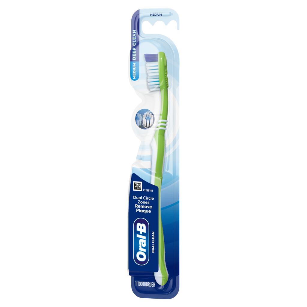 Oral-B Toothbrush Dual Clean Medium - 1ct/72pk