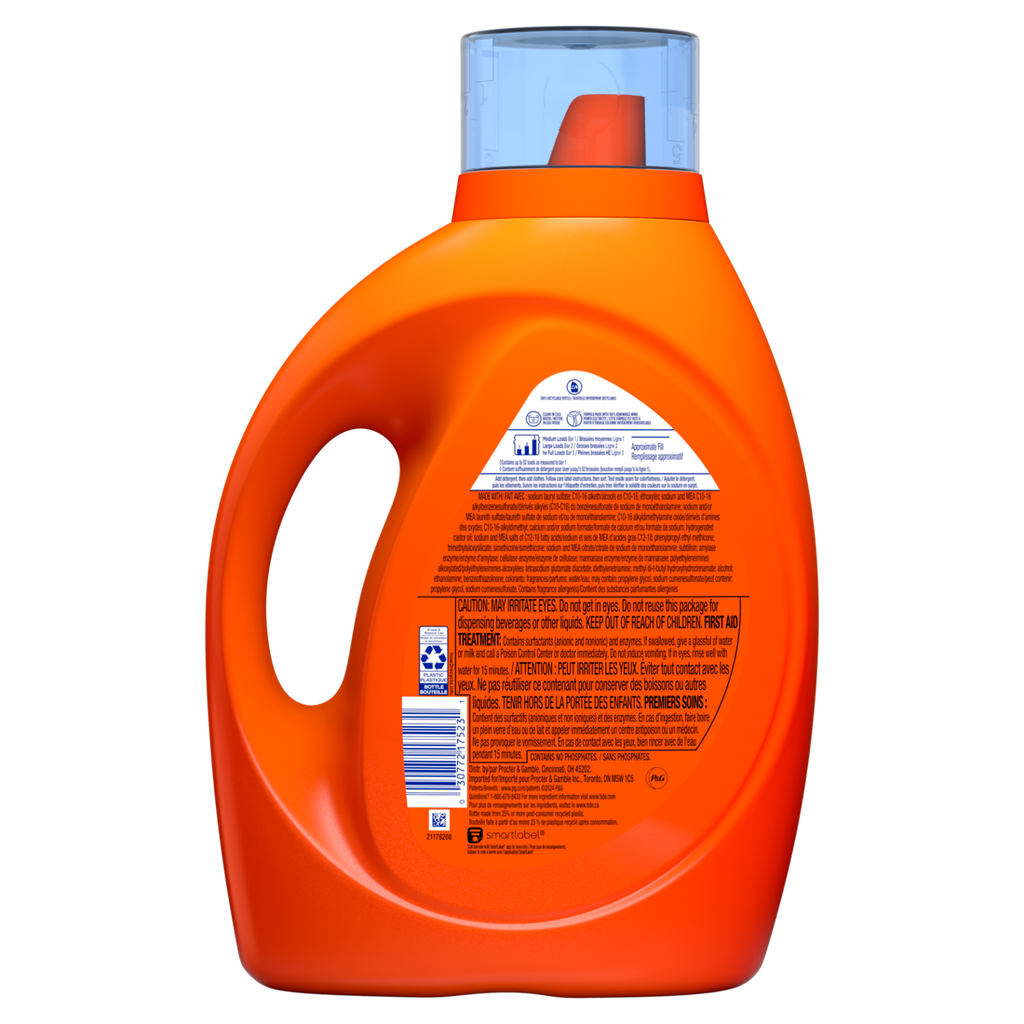 Tide Plus Boost Of Ultra Downy Liquid Laundry Detergent April Fresh Scent 52 Loads Laundry Detergent Liquid With Long-Lasting Freshness - 73oz/4pk