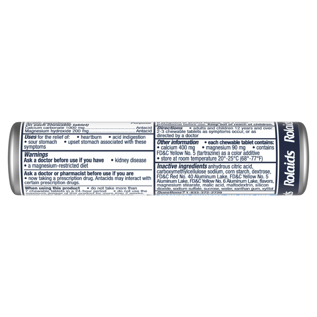 Rolaids Ultra Strength Antacid 10 Chewable Tablets Assorted Fruit Ultra Strength Heartburn Relief Tablets - 10ct/288pk