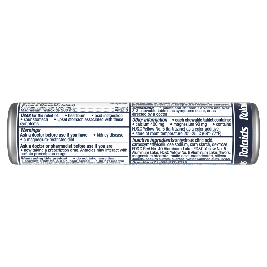 Rolaids Ultra Strength Antacid 10 Chewable Tablets Assorted Fruit Ultra Strength Heartburn Relief Tablets - 10ct/288pk